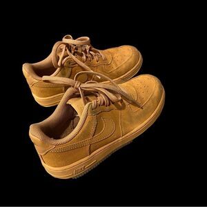 Kid Nike Air Force 1 Wheat/Gum Light Brown size1.5